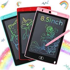 LCD Panel Colorful Writing Tablet For Kids