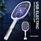 Intelligent Dual-Mode USB Rechargeable Mosquito & Fly Killer Racket