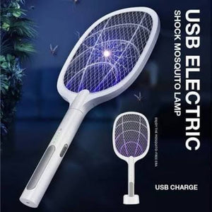 Intelligent Dual-Mode USB Rechargeable Mosquito & Fly Killer Racket