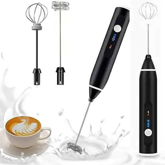Rechargeable Coffee & Egg Beater – Portable Electric Handheld Milk Frother