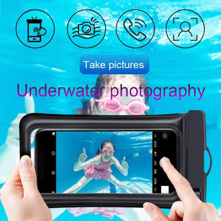 Waterproof Mobile Cover – Universal Waterproof Phone Pouch for Swimming, Beach, Boating & Outdoor Activities