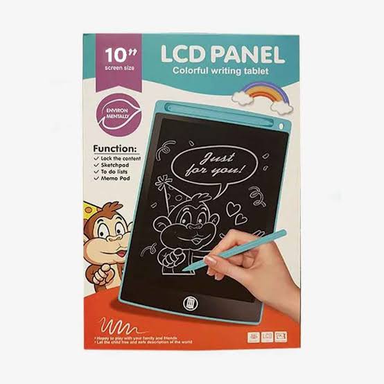 LCD Panel Colorful Writing Tablet For Kids