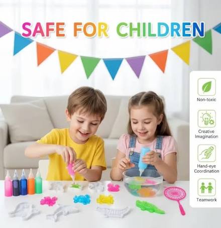 Magical Waterscape Magic Water Play Set Kit – DIY Water Elf Gel Toy Set for Kids