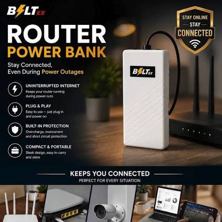 Router Power Bank – High-Performance UPS for Non-Stop Internet