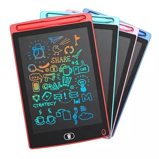 LCD Panel Colorful Writing Tablet For Kids