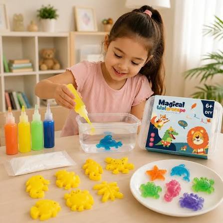 Magical Waterscape Magic Water Play Set Kit – DIY Water Elf Gel Toy Set for Kids