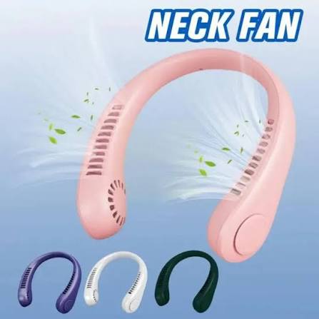 Portable Bladeless Neck Fan - Rechargeable USB Cooling Fan for Outdoor Sports, Home, Office, and Travel Hands-free Cooling