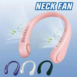 Portable Bladeless Neck Fan - Rechargeable USB Cooling Fan for Outdoor Sports, Home, Office, and Travel Hands-free Cooling