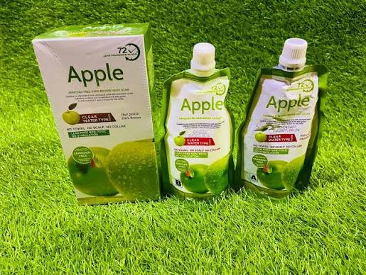 Apple Hair Color Natural Black Ammonia Free Pack Of 2 [500+500ml]