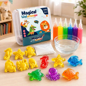 Magical Waterscape Magic Water Play Set Kit – DIY Water Elf Gel Toy Set for Kids