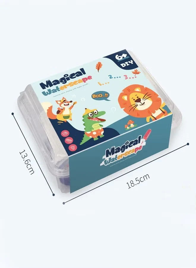 Magical Waterscape Magic Water Play Set Kit – DIY Water Elf Gel Toy Set for Kids