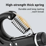 Adjustable Hand Grip Strengthener , 5-60KG Resistance, Compact Portable Grip Trainer for Muscle Fitness