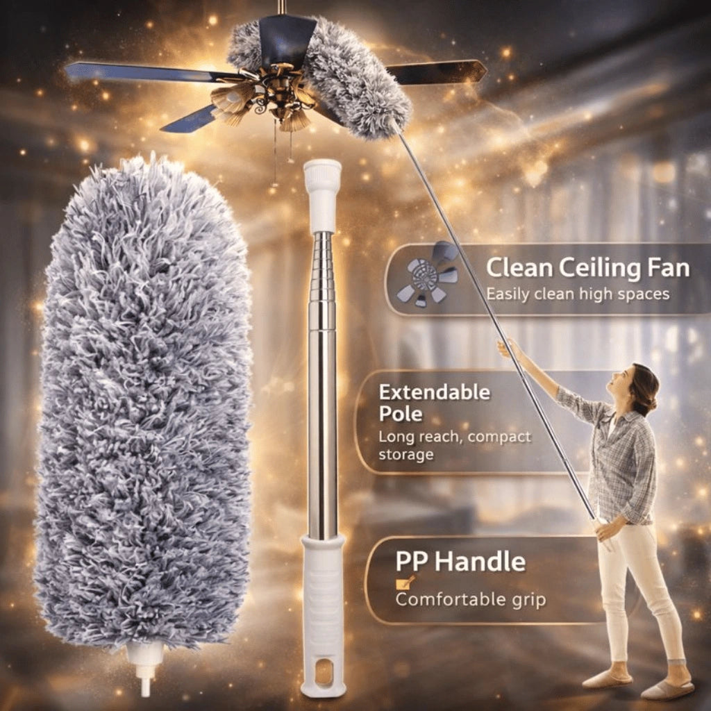 Telescopic Extendable Extra Long Microfiber Duster