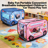 Luxury Bus Style Kids Play Tent | Foldable Playhouse for Boys & Girls