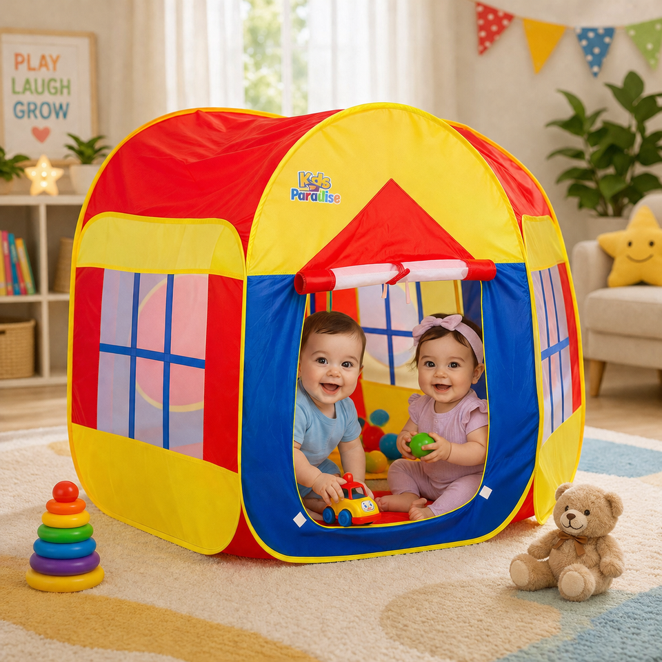 Premium Kids Pop-Up Play Tent | Foldable Indoor & Outdoor Playhouse