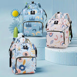 Luxury Multi-Function Baby Diaper Backpack – Large Capacity Waterproof Mummy Bag for Travel & Baby Care