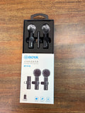 BOYA BY-F10 2.4GHz Wireless Lavalier Microphone – Noise Cancelling, Plug & Play, 50M Range