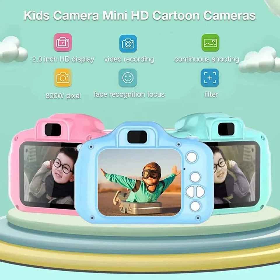 Lovely Kids Mini Digital Camera – Children’s Photo & Video Camera (Random Colors)