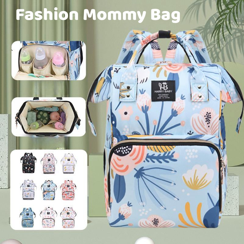 Luxury Multi-Function Baby Diaper Backpack – Large Capacity Waterproof Mummy Bag for Travel & Baby Care