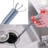 Stainless Steel Sink & Toilet Un-blocker Flexible Tool