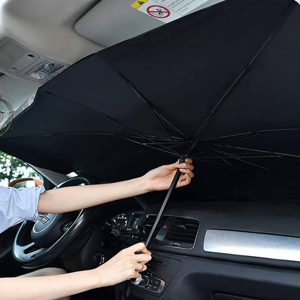 Car Sun Shade Protector Umbrella Style - Auto Front Screen Sunshade Covers Car Sun Protector